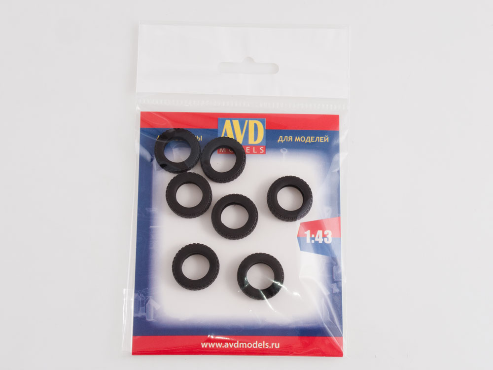 AVD343000907 Покрышки на ЗИЛ-130/КАМАЗ (И-Н142Б-1 9,00R20), (комплект: 7 шт.) AVD Models