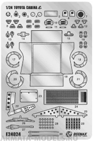E24024 PE Parts for Toyota Carina E ST191 Aoshima