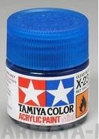 81523T Лак акриловый, глянцевый, синий X-23 Clear Blue 10мл.