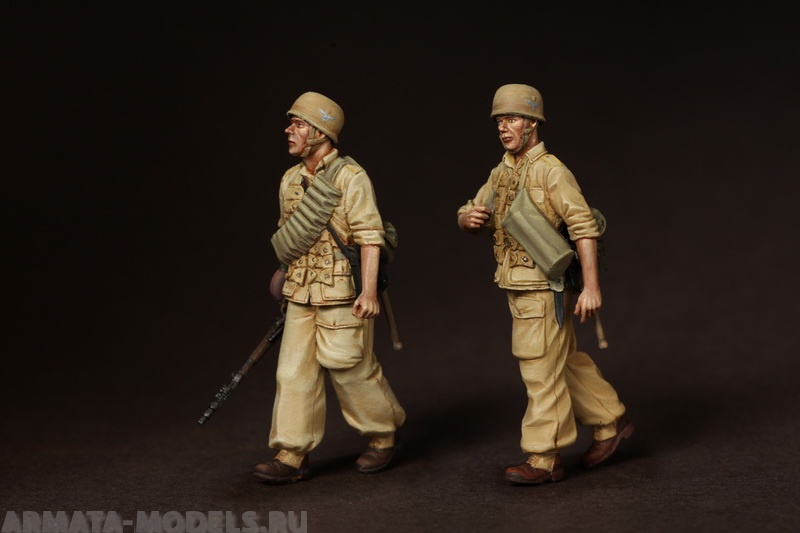 3612SOGA Fallschirmjager- Brigade Ramcke. El Alamein, August 1942. SOGA Miniatures