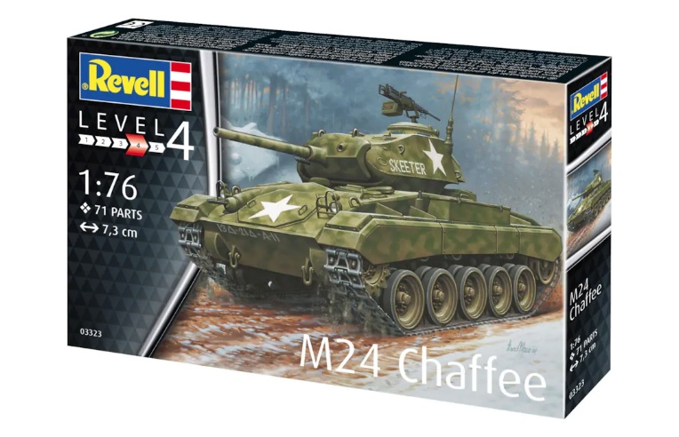 03323RE Лёгкий танк США M24 quot;Чаффиquot; Revell