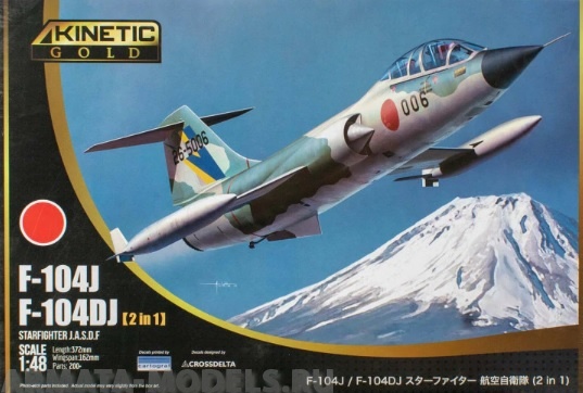 K48092 F-104J F104DJ Starfighter J.A.S.D.F. [2 in 1] Kinetic
