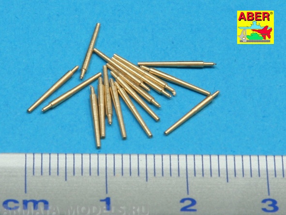 ABR-1:350-L-33  Дополнения для  Set of 16 pcs 102 mm type BL Mk.IX barrels for Royal Navy ships для  1/350