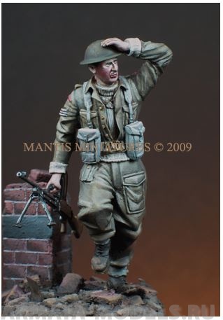 35004ALP British Infantryman - NW Europe 1944-45 Mantis Miniatures
