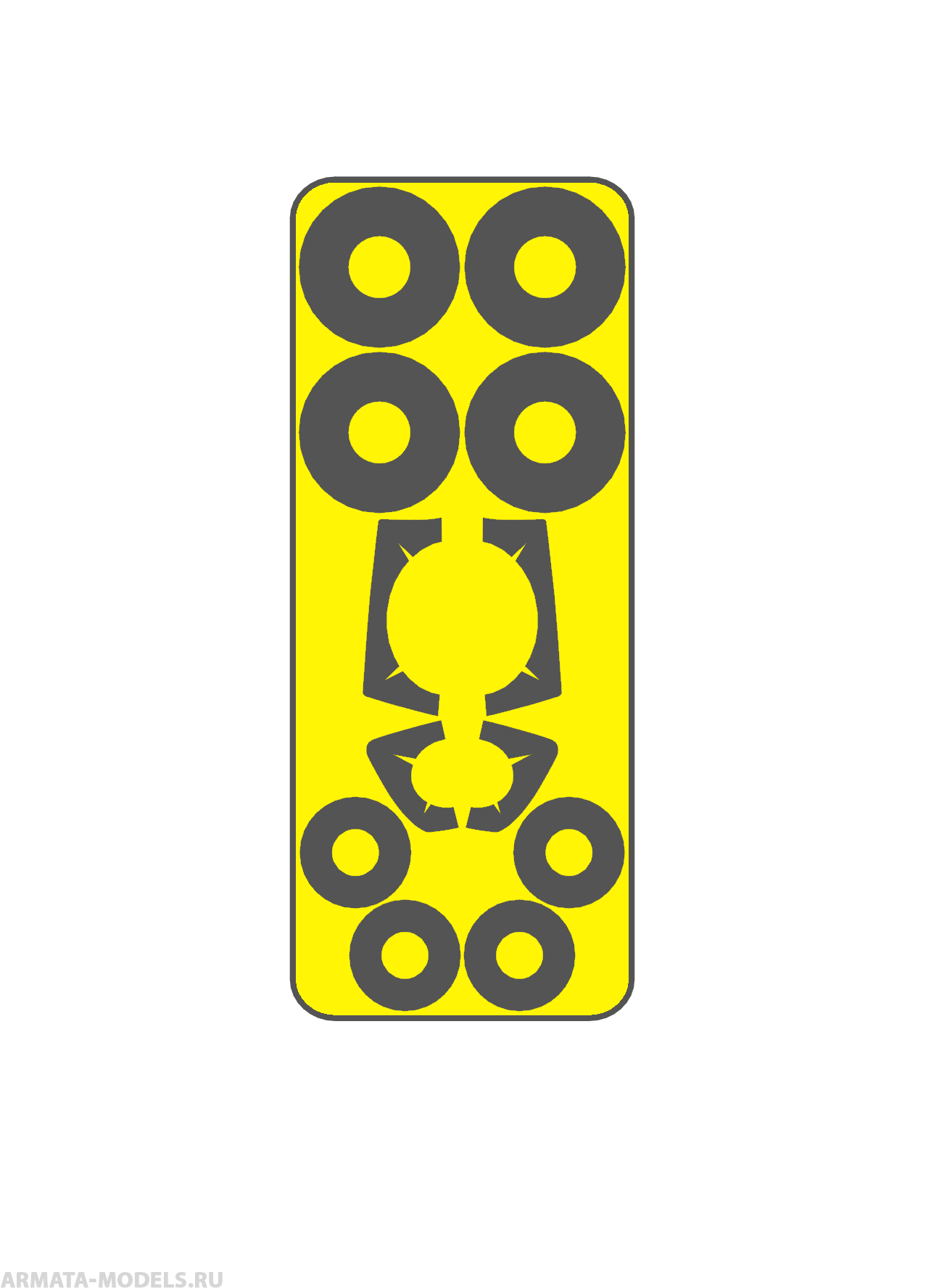 AM72103 Маска окрасочная для Миг-29/Миг-29СМТ Звезда