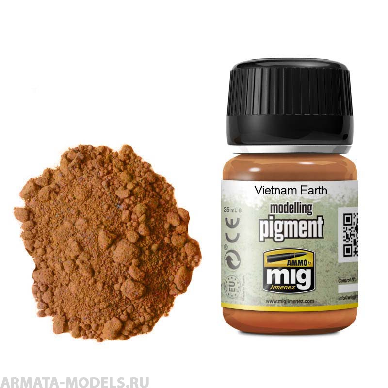 AMIG3022 Ammo Mig Пигмент сухой Вьетнамская земля VIETNAM EARTH