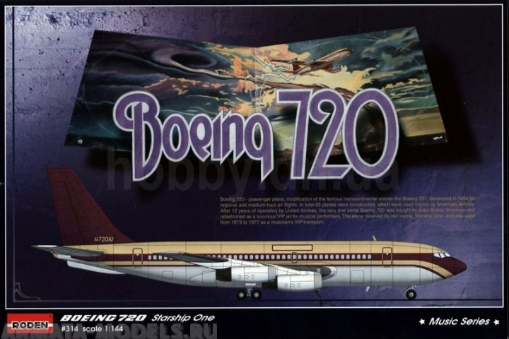Rod314 Самолёт Boeing 720 Starship One Roden