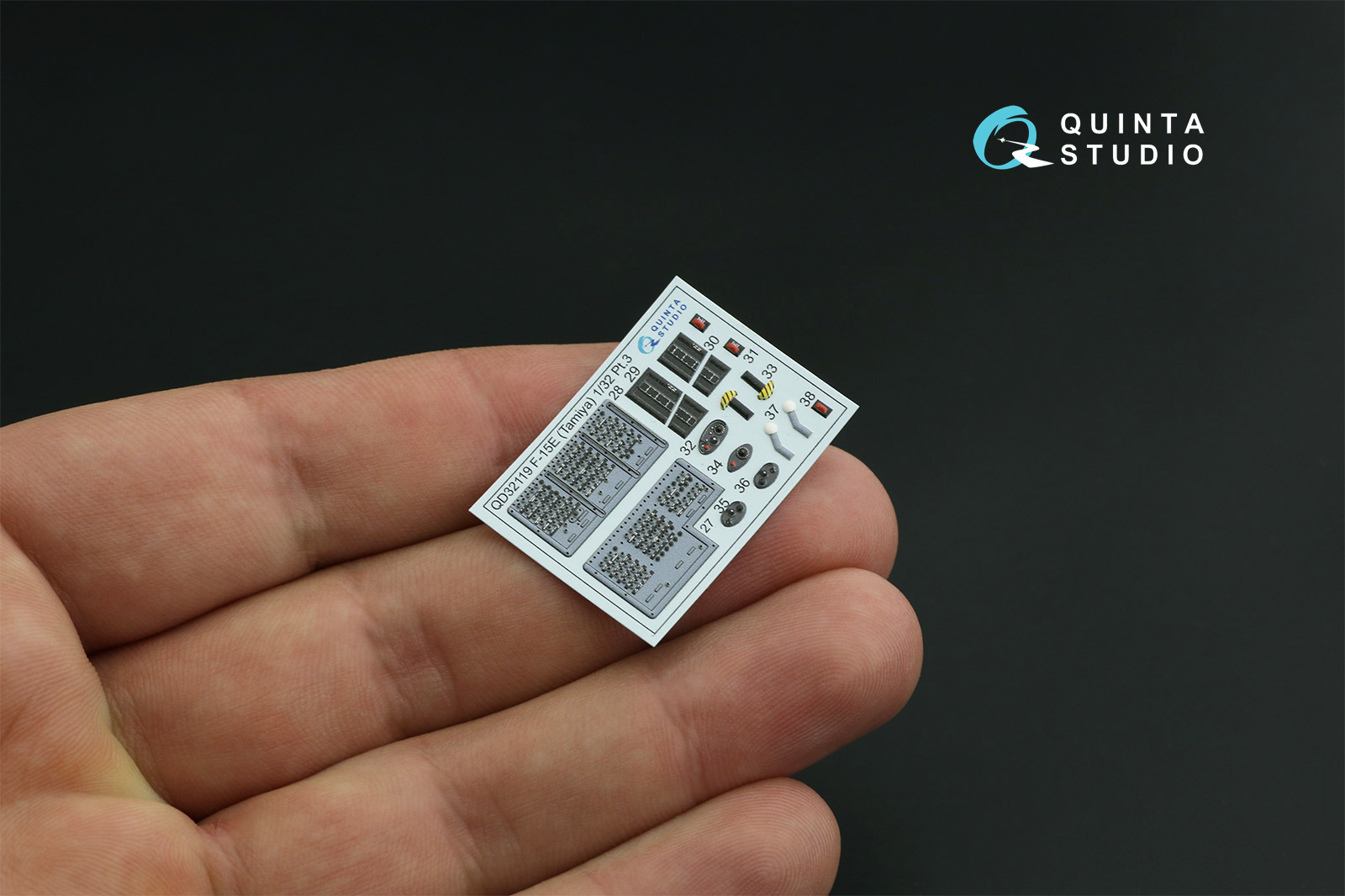 QD32119 3D Декаль интерьера кабины F-15E (Tamiya)