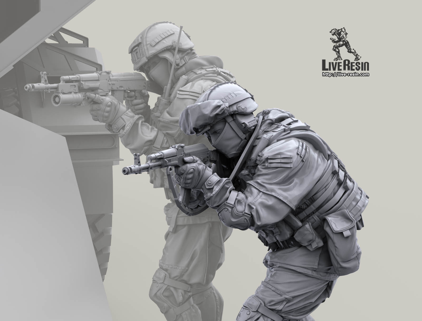 LRM35083 Современный солдат Российской Армии - стрелок - 28 Live Resin