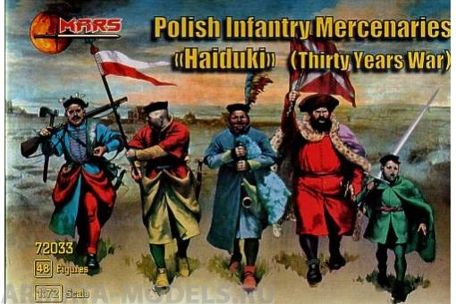 72033MR Фигуры Polish Infantry Mercenaries Haiduki 1/72 Mars Mars