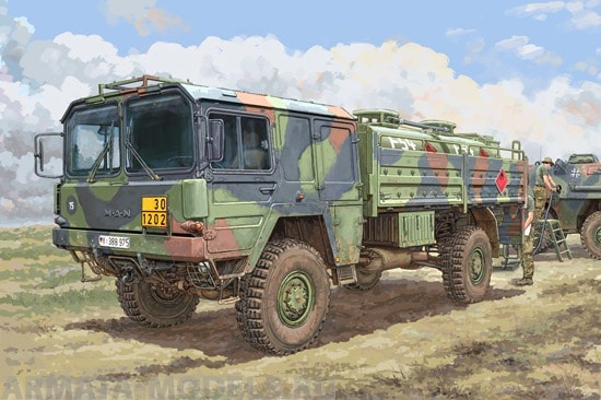 85508 Армейский топливозаправщик LKW 5t mil glw  (Hobby Boss) 1/35 Hobby Boss
