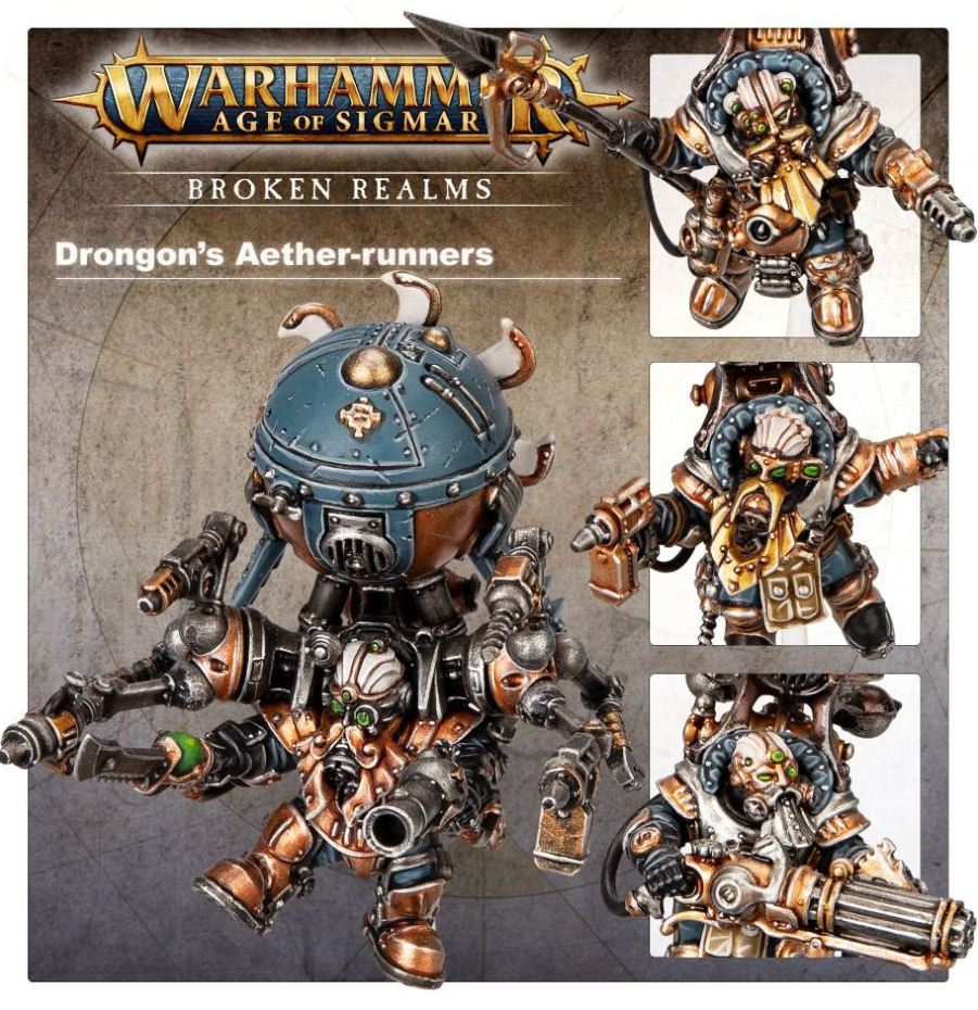 84-45GW Набор Разрушенные Миры. Эфирные Бегуны Дронгона (Broken Realms: Drongon's Aether-Runners)