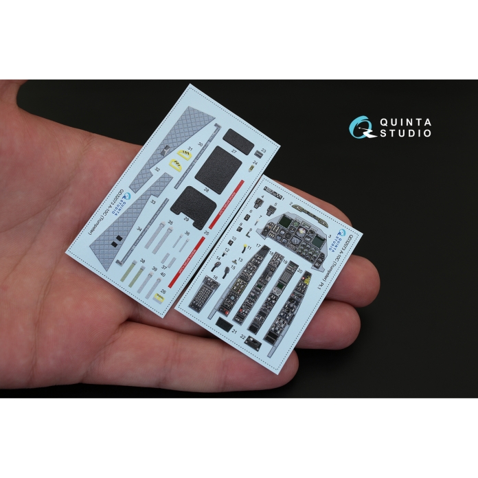 QD32073 3D Декаль интерьера кабины  A-10C (для модели Trumpeter)