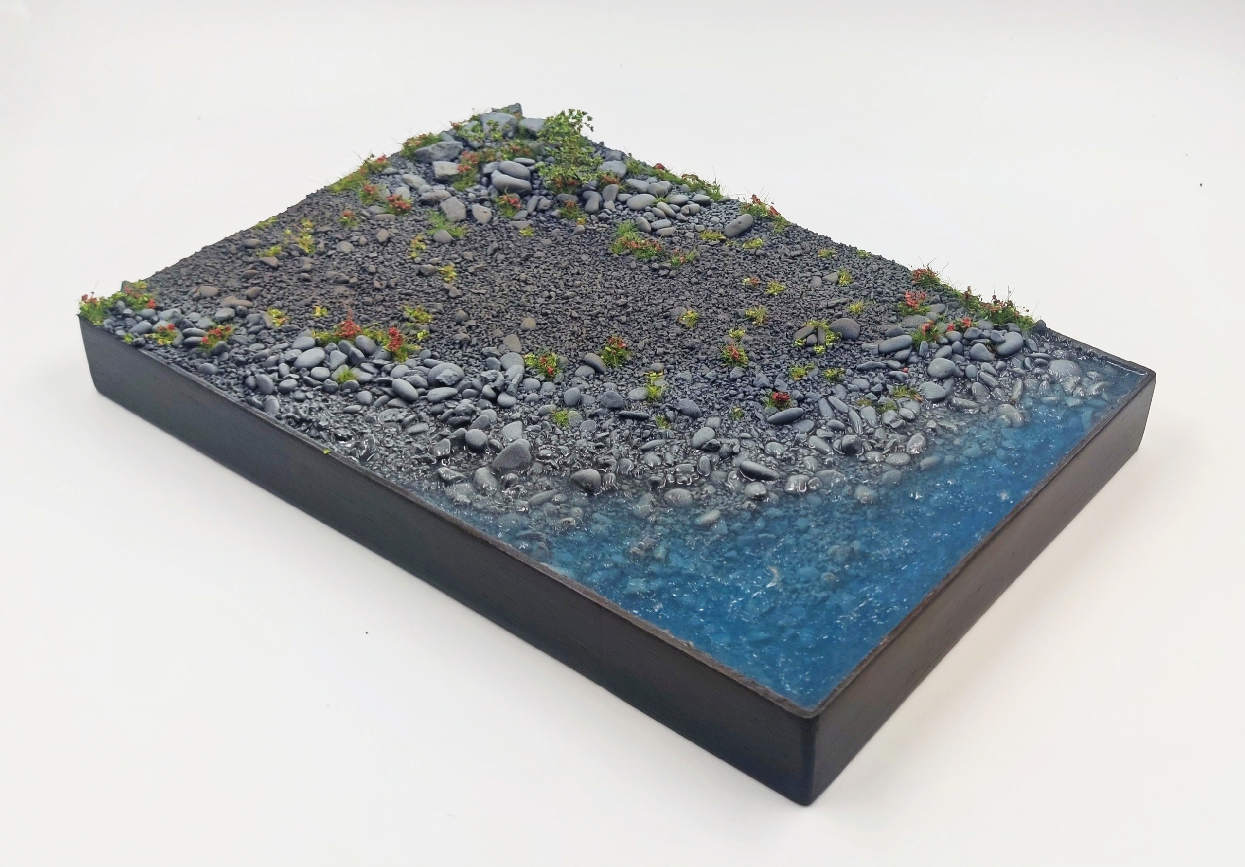 HE-43031 Подставка Участок русла Размер 30*20см