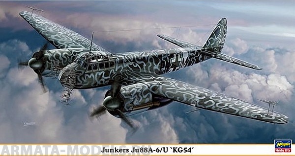 00963 Самолет  JU-88 Hasegawa
