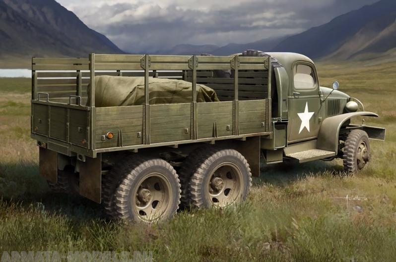 83832 Грузовик US GMC CCKW-352 Wood Cargo Truck Hobby Boss