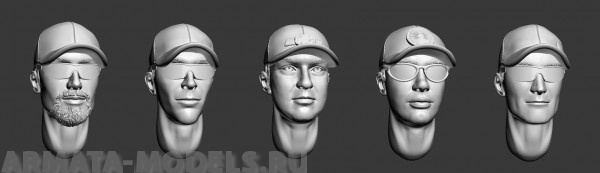 ARM356006 Современные головы (ЧВК) №3 ARMOR35