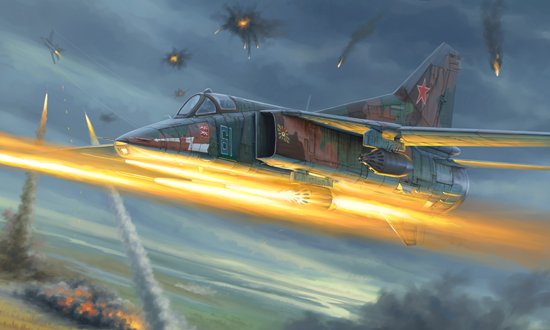 5803P Mig-27M Flogger J 17 Trumpeter