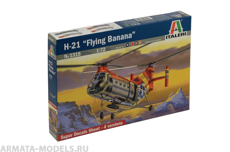 1315ИТ Вертолет H-21 Flying Banana Italeri