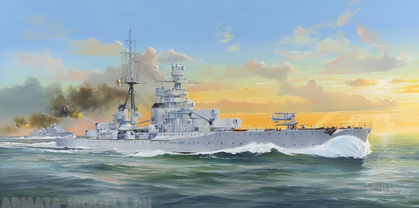 05347P Итальянский тяжелый крейсер Зара Trumpeter