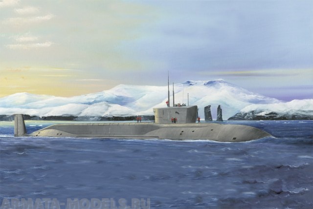 83520 Подводная лодка Russian Navy Project 955 Borei-Yuri Dolgoruky SSBN 1/350 Hobby Boss