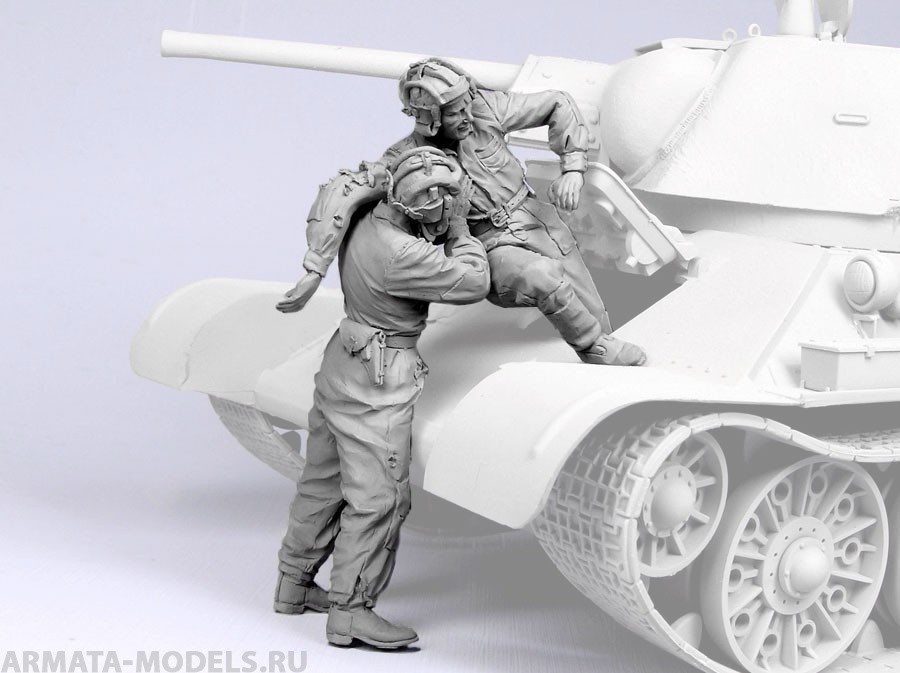 T35113 Экипаж подбитого советского танка (T-34/76) (2) Tank