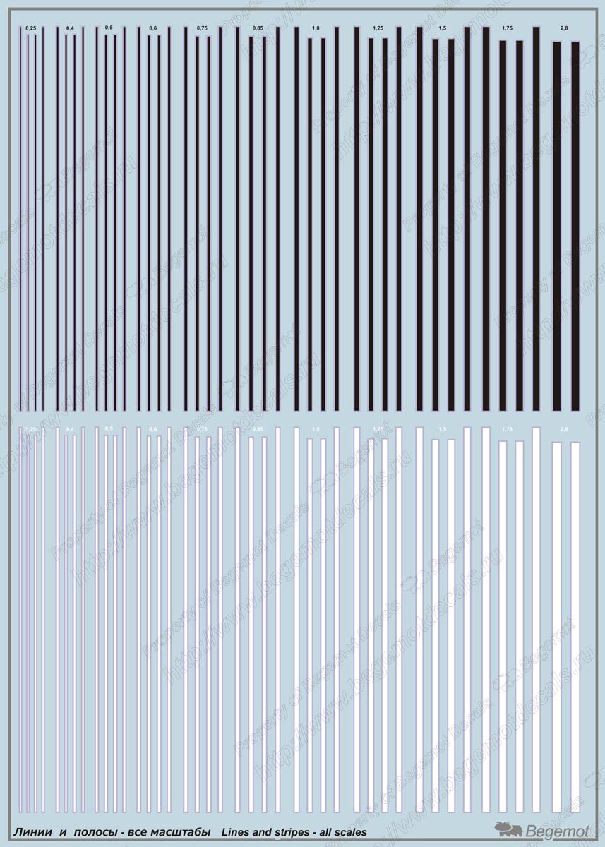 All001B Полосы и линии