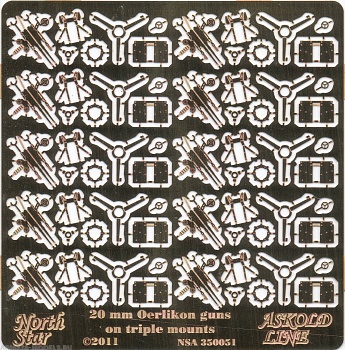 NSA350051 20 mm Oerlikon guns on triple mount