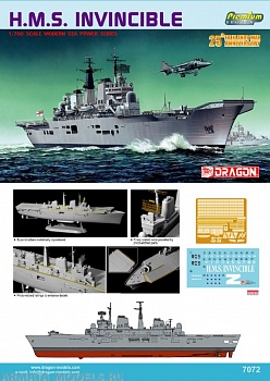 7072Д Корабль H.M.S. Sheffield Type 42 Destroyer Batch