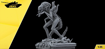AM36078 Ксеноморф-Воин (из "Чужие" 1986 Xenomorph 2 warrior) (Не для свободной продажи)