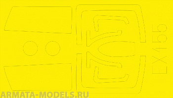 EX455ED  Окрасочная маска MiG-21UM 1/48