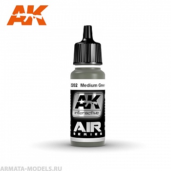 AK2202 Акриловая краска Medium Green 42 17ml