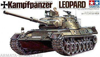 35064 Западно-германский танк LEOPARD c 105-мм пушкой и фигурой танкиста