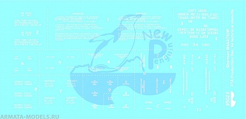 35023P M4A2 (76)W Шерман РККА (ленд-лиз) Техническая маркировка                       (M4A2 (76)W Red Army Sherman (Lend-Lease) Technical Stencils)