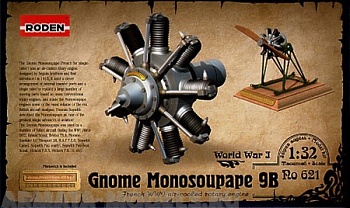 Rod621 Двигатель Gnome Monosoupape 100 h.p
