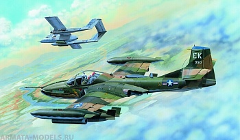 02889 Самолет  Американский лёгкий штурмовик A-37B Dragonfly 