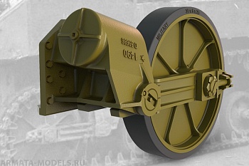 35011FURY Набор ленивцев, поздний тип, для US light tank M5A1 (late)/M8 HMC (late) Idler set