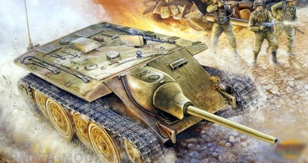 00385 Танк  Е-10 Trumpeter