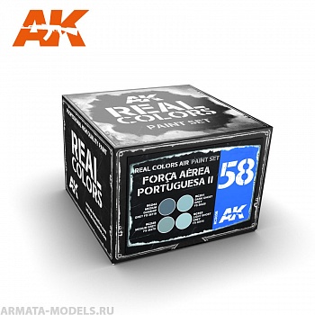 RCS058 Набор красок Real Colors For?a A?rea Portuguesa II ‘FIGHTING FALCON’S 1990’s’