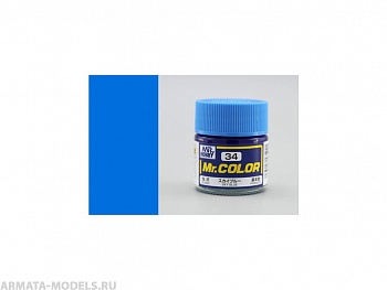 C034 Краска 10мл  SKY BLUE