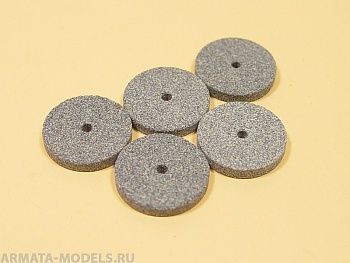 2395 Насадка шлифовальная, карбидкремния, диск без держателя, 20 х 3,2 мм, 5 шт./уп., блистер