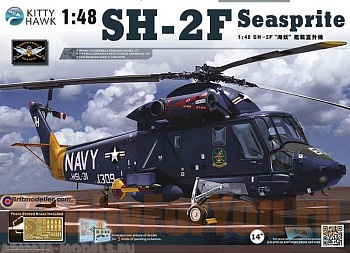 КН80122 Вертолет SH-2F Seasprite Kit First Look  ( Kitty Hawk) 1/48