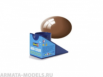 36180 Аква-краска глиняно-коричневая глянцевая