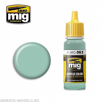 AMIG0063 Ammo Mig Акриловая краска RLM 76 PALE GREY 17 мл