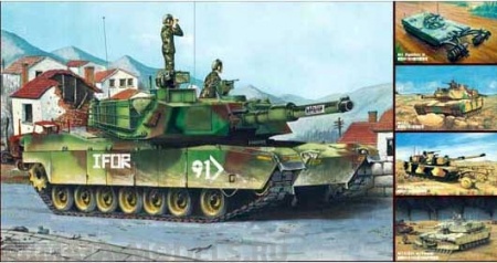 01535 Танк  М1А1/А2 Абрамс (5 в 1) Trumpeter